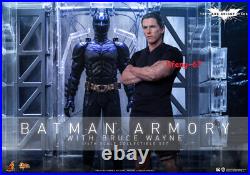 Hot Toys MMS702 The Dark Knight Rises Batman Armory with Bruce Wayne 1/6 Figure