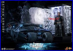 Hot Toys MMS702 The Dark Knight Rises Batman Armory with Bruce Wayne 1/6 Figure