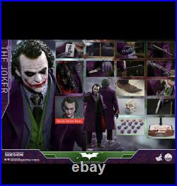 Hot Toys QS010 Batman Dark Knight 1/4 The Joker Heath Ledger Special Deluxe