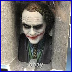 Hot Toys The Dark Knight The Joker 1/4th Scale Collectible Bust 2008 New Rare