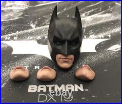 Hottoys DX19 Batman (Dark Knight Rise) 1/6th scale Masked Head Sculpt Set