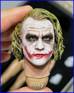 INART Queen Studio QS 1/6 The Joker Head Sculpt Figure Collectible Eyes Flexible