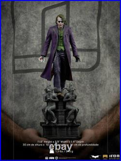 Iron Studios DC Batman Dark Knight The Joker Art Scale Statue New and In Stock