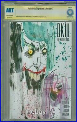 Jim Mahfood Original Sketch Art The Joker Dark Knight Returns III Blank Cbcs Art