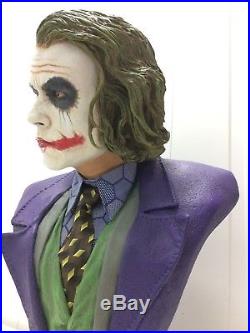 Joker Heath Ledger Life Size Bust The Dark Knight 11 Hollywood Collectibles