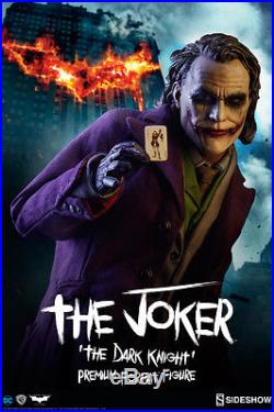 Joker Heath Ledger The Dark Knight Premium Statue Sideshow Exclusive