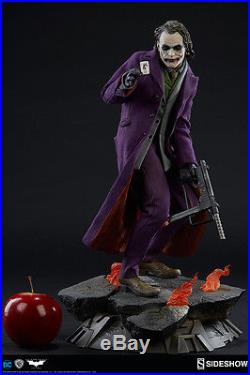 Joker Heath Ledger The Dark Knight Premium Statue Sideshow Exclusive