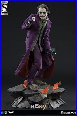 Joker Heath Ledger The Dark Knight Premium Statue Sideshow Exclusive