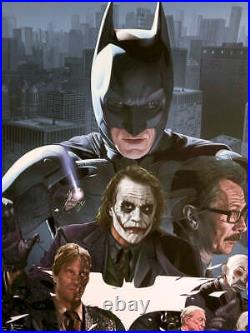 Juan Carlos Ruiz Burgos The Dark Knight Print Poster Mondo Bottleneck