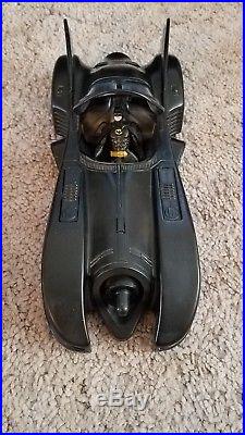 KENNER 1990 THE DARK KNIGHT COLLECTION Batmobile with BATMAN