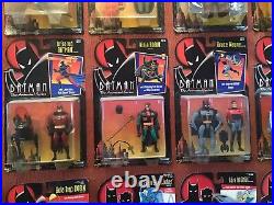 Kenner Batman the Animated Series Lot 20 figures MOSC Excellent