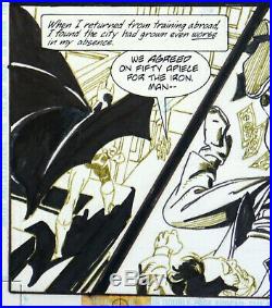 Legends Of The Dark Knight #25 Page 10 Pencils And Inks By The Great Gil Kane