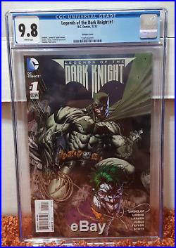 Legends of the Dark Knight #1 (2012 DC) CGC 9.8 NM/MT Platt Variant Batman Joker