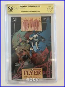 Legends of the Dark Knight #25 CBCS 9.6 signed by Gil Kane VERIFIED not CGC SS
