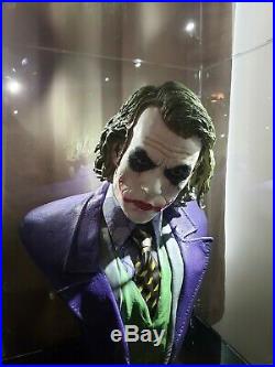 Life Size 11 HCG Heath Ledger Joker Bust (The Dark Knight) RARE SOLD OUT