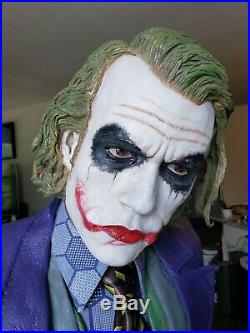 Life Size 11 HCG Heath Ledger Joker Bust (The Dark Knight) RARE SOLD OUT