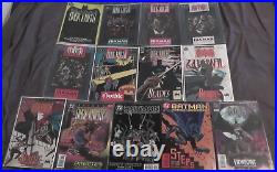 Lot of 13 vintage batman legends of the dark knight comics dc