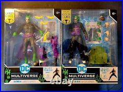 McFarlane DC Multiverse Dark Knight Jokerized Bane BAF Set of 4 Joker Batman