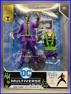 McFarlane DC Multiverse Dark Knight Jokerized Complete Set Bane BAF Exclusive