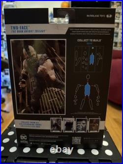 McFarlane DC Multiverse Dark Knight Trilogy Two-Face 7 Action Figure & Bane BAF