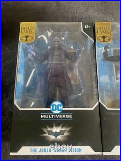 McFarlane DC Multiverse The Joker Bank Robber and Sonar Vision Dark Knight Gold