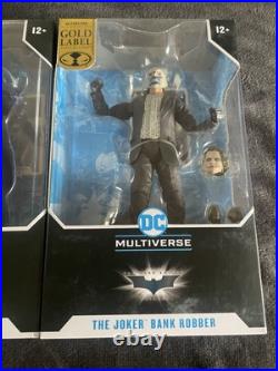 McFarlane DC Multiverse The Joker Bank Robber and Sonar Vision Dark Knight Gold