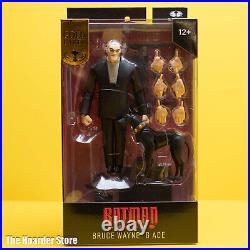 McFarlane SDCC 2024 Batman Beyond Bruce Wayne And Ace Gold Label Collection