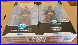 Mcfarlane Dark Knight Batman Platinum Edition And Batman Begins 2 Pack