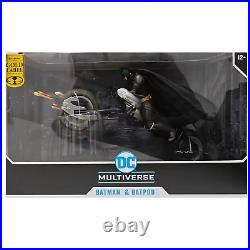 Mcfarlane Toys Batman & Batpod Motorcycle Figure DC Multiverse The Dark Knight