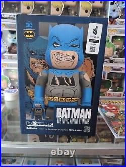 Medicom Batman The Dark Knight Rises Triumphant Bearbrick 100% and 400% 2 Pack