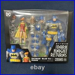 Medicom Toy MAFEX Batman BLUE Ver. & Robin No. 1245 Action Figure Collectibles