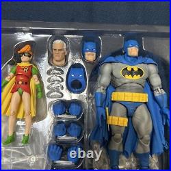 Medicom Toy MAFEX Batman BLUE Ver. & Robin No. 1245 Action Figure Collectibles