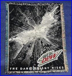 Mtn Dew Batman The Dark Knight Rises Promotional Rug Pepsi Brands Rare