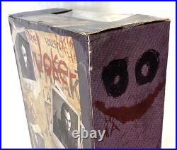 NECA The Dark Knight Heath Ledger as THE JOKER 1/4 Scale 18 Figure, BOX DAMAGE