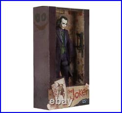 NECA The Dark Knight Joker 1/4 Scale 18 Inch Heath Ledger Batman Action Figure