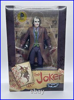 NECA The Dark Knight Movie Joker Heath Ledger Figure DC Secret Promo Exclusive