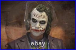 NECA The Dark Knight The Joker 1/4 Action Figure, Heath Ledger (RIP), In Box