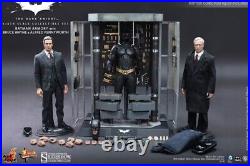 NEW Hot Toys 1/6th Batman The Dark Knight Armory Bruce Wayne Alfred Pennyworth