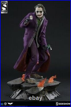 NEW SEALED The Joker Sideshow Premium Format EXCLUSIVE Figure Batman Dark Knight