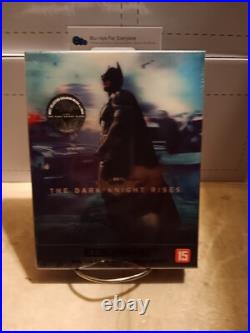 NEW The Dark Knight Rises 4K Lenticular SteelBook Blu-ray Weet Exclusive 2012
