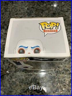 New Funko Pop! Heroes #37 The Dark Knight The Joker Bank Robber Damaged Box