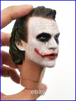 New Head Sculpt 1/4HotToys The Dark Knight The Joker HT QS010 Collectible Figure