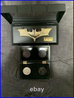 Noble Collection The Dark Knight Batman Batarang And Two-Face Coins