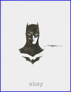 Original Signed Jae Lee DC Comics Art Sketch Batman The Dark Knight