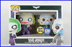 POP Dark Knight Trilogy The Joker & Bank Robber Gemini Glow in the Dark 2 Pack