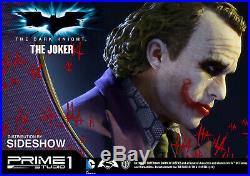 Prime 1 Studio The Dark Knight Heath Ledger Joker 1/2 Statue Sideshow