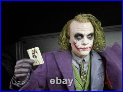 QUEEN STUDIOS THE DARK KNIGHT JOKER ARTIST'S EDITION! Rooted Hair! SOLD OUT