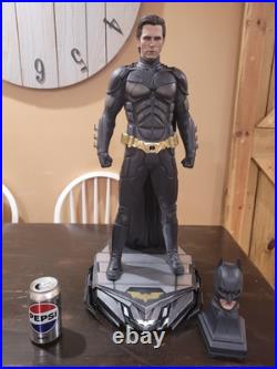Queen Studios Batman 1/3 scale Christian Bale (2 Head Sculps) The Dark Knight DC