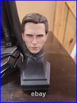 Queen Studios Batman 1/3 scale Christian Bale (2 Head Sculps) The Dark Knight DC