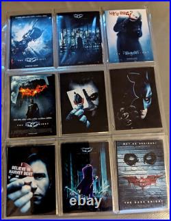 RARE SET 2008 BATMAN The Dark Knight HEATH LEDGER JOKER Rookie 180 sticker Cards